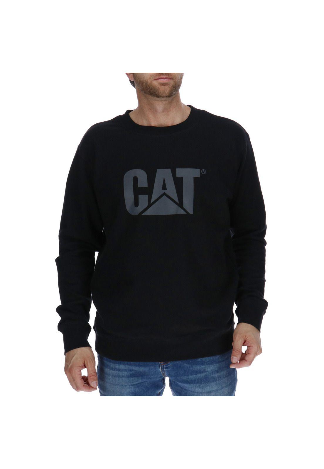 Poleron Trademark Logo Crewneck Negro-0