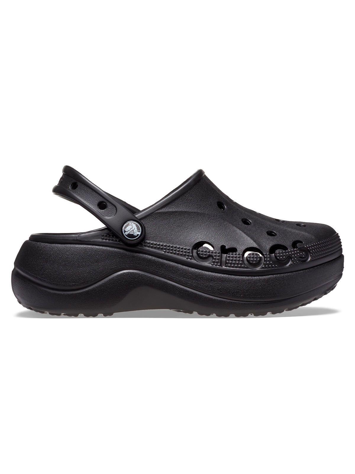 Zueco Mujer Baya Plataforma Clog Negro-0