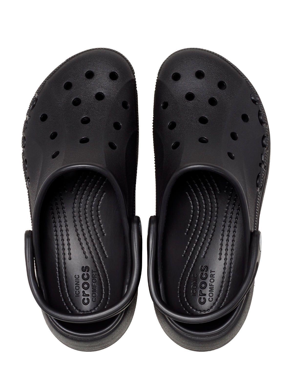 Zueco Mujer Baya Plataforma Clog Negro-3