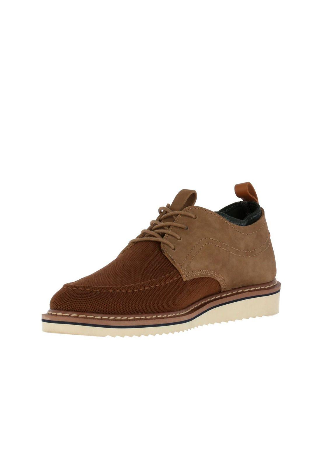 Zapato Cuero Proton Taupe-1
