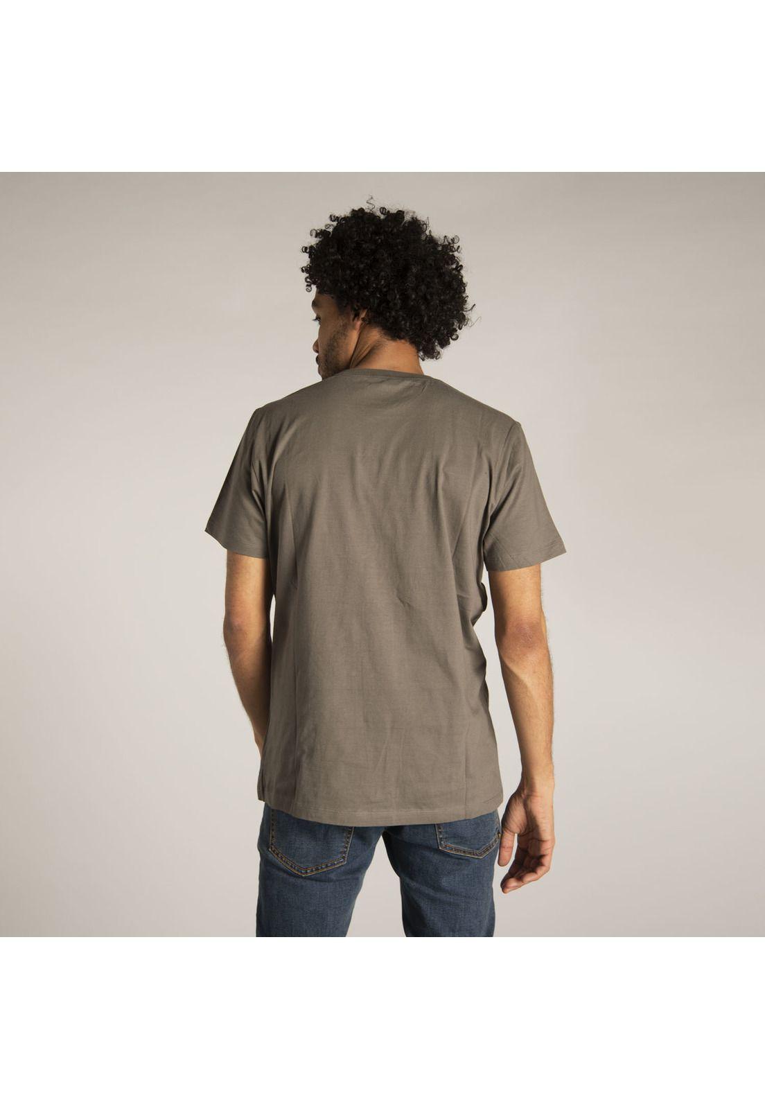 Polera M/C Hombre Slim Fit Caterpillar Gris-2