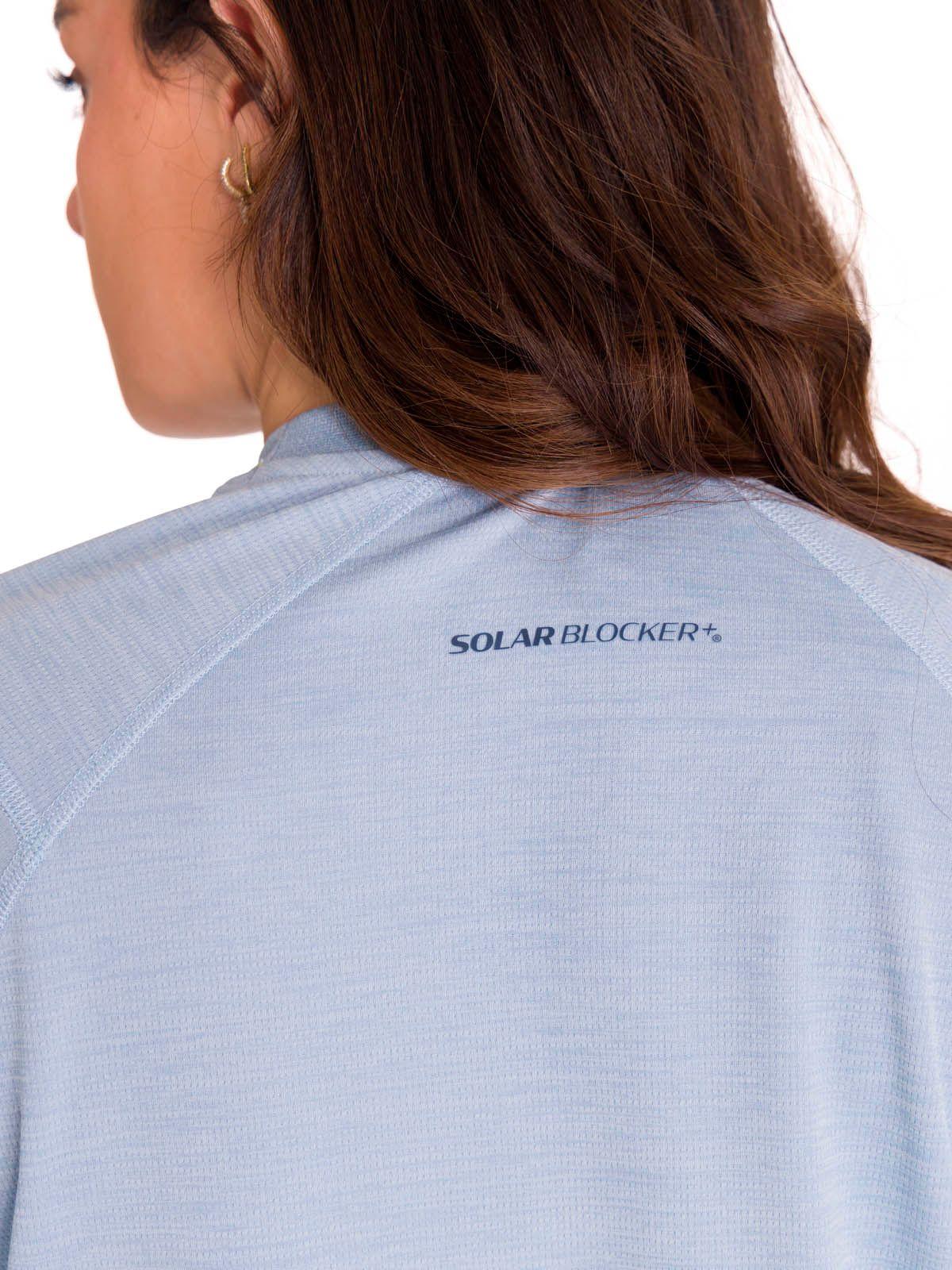 Polera Casual Lightweight Cooling Crew Mujer Gris-3