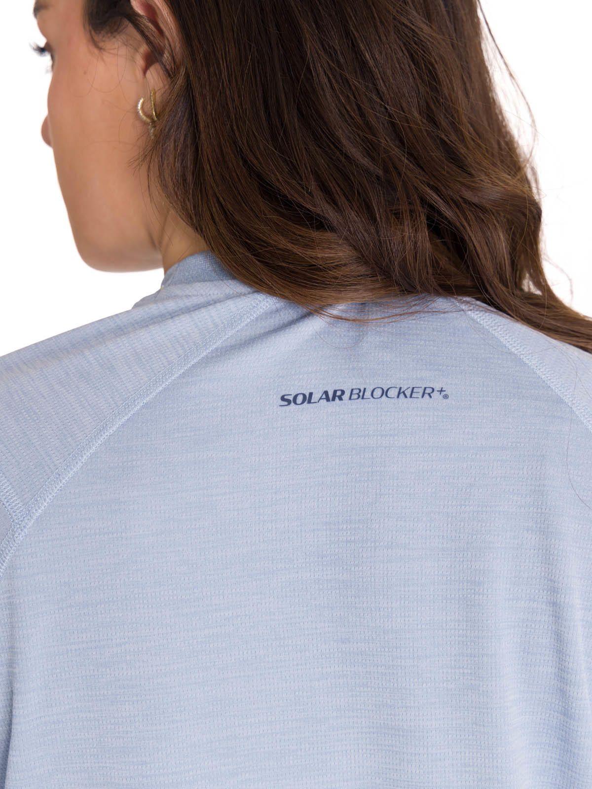 Polera Casual Lightweight Cooling Crew Mujer Gris-3