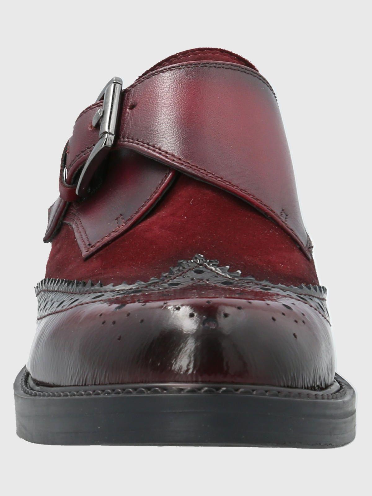 Zapato Cuero Mujer Tyloor Burdeo-3