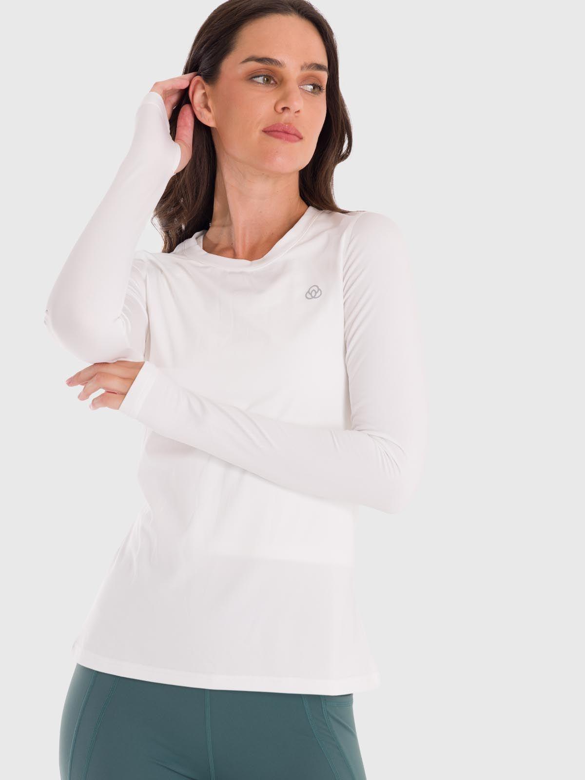 Polera primera capa Mujer First Layer Blanco-1