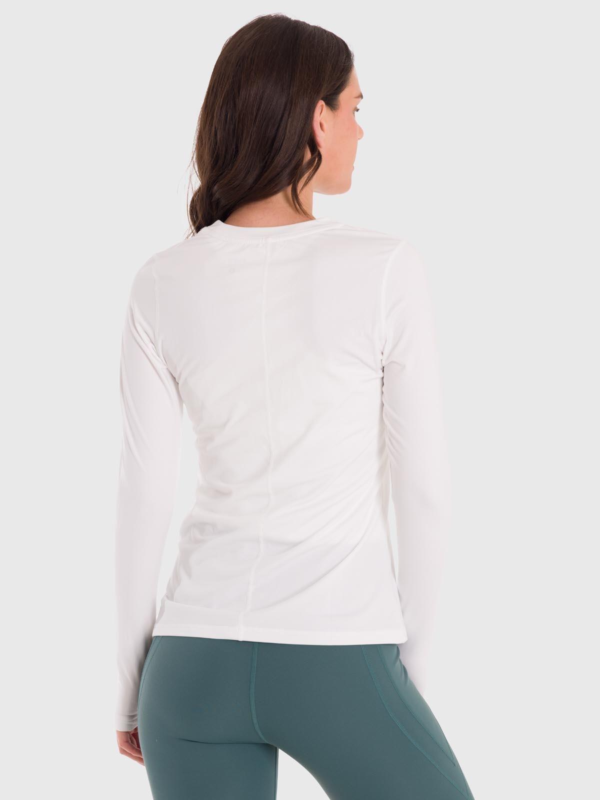 Polera primera capa Mujer First Layer Blanco-3
