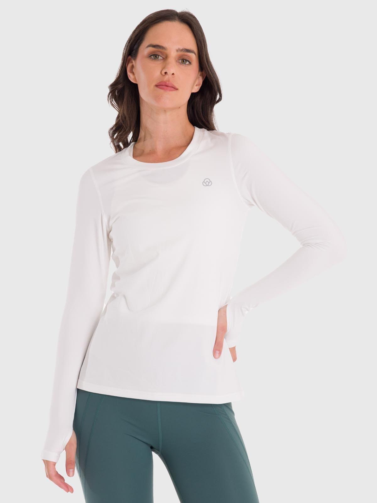 Polera primera capa Mujer First Layer Blanco-4