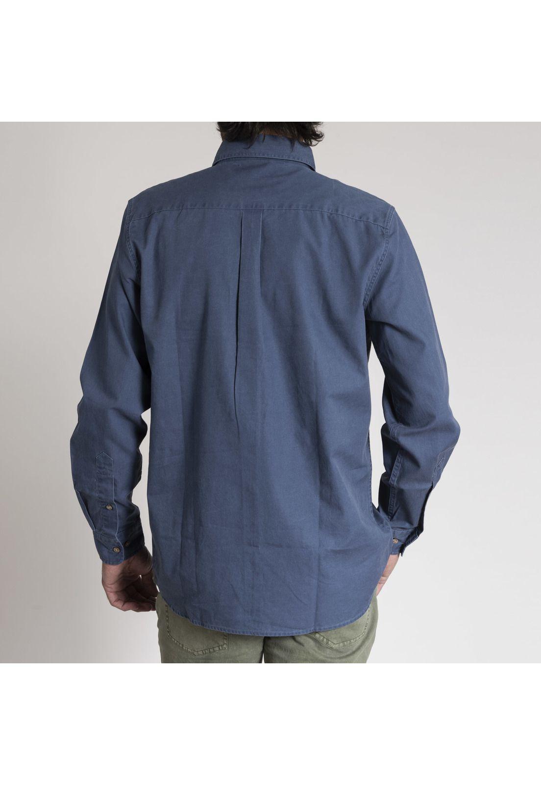 Camisa Masculino Navarinpro Aldogón Orgánico  Azul-3