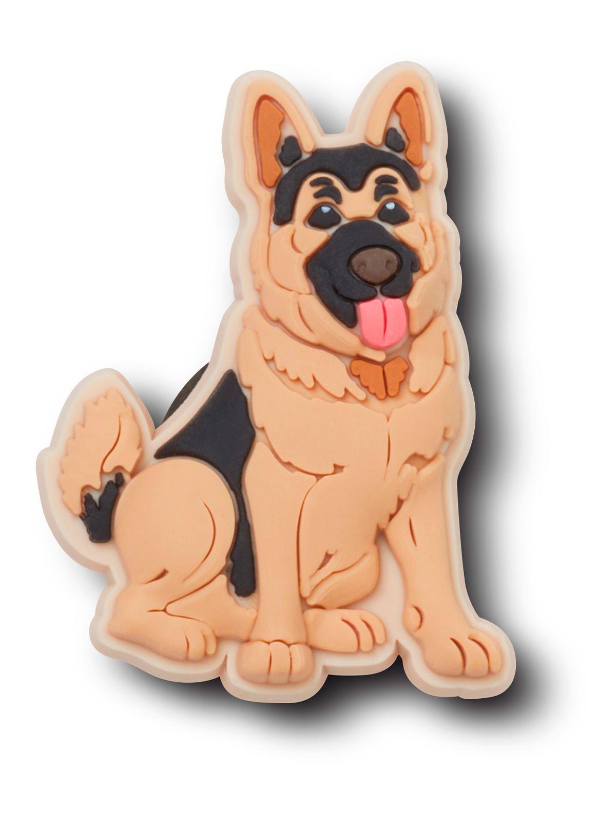 Jibbitz Crocs Perro Pastor Alemán Café-0