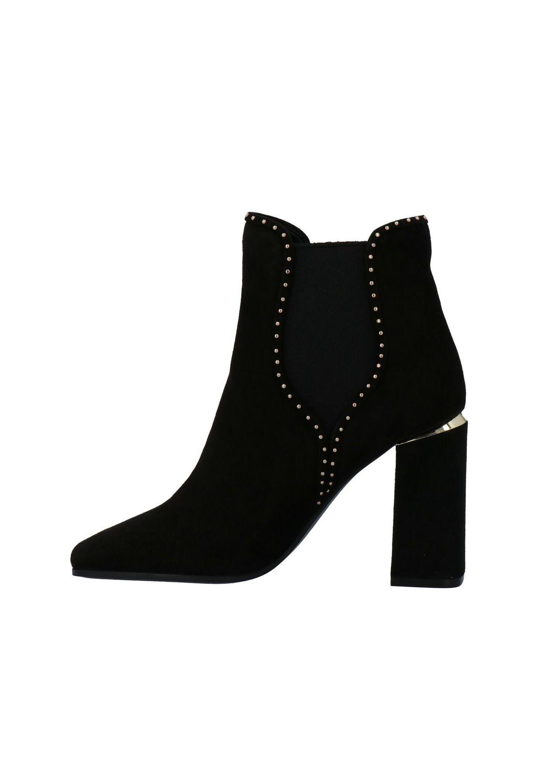 Botín Cuero Alcina Negro Mujer Pasqualini-2