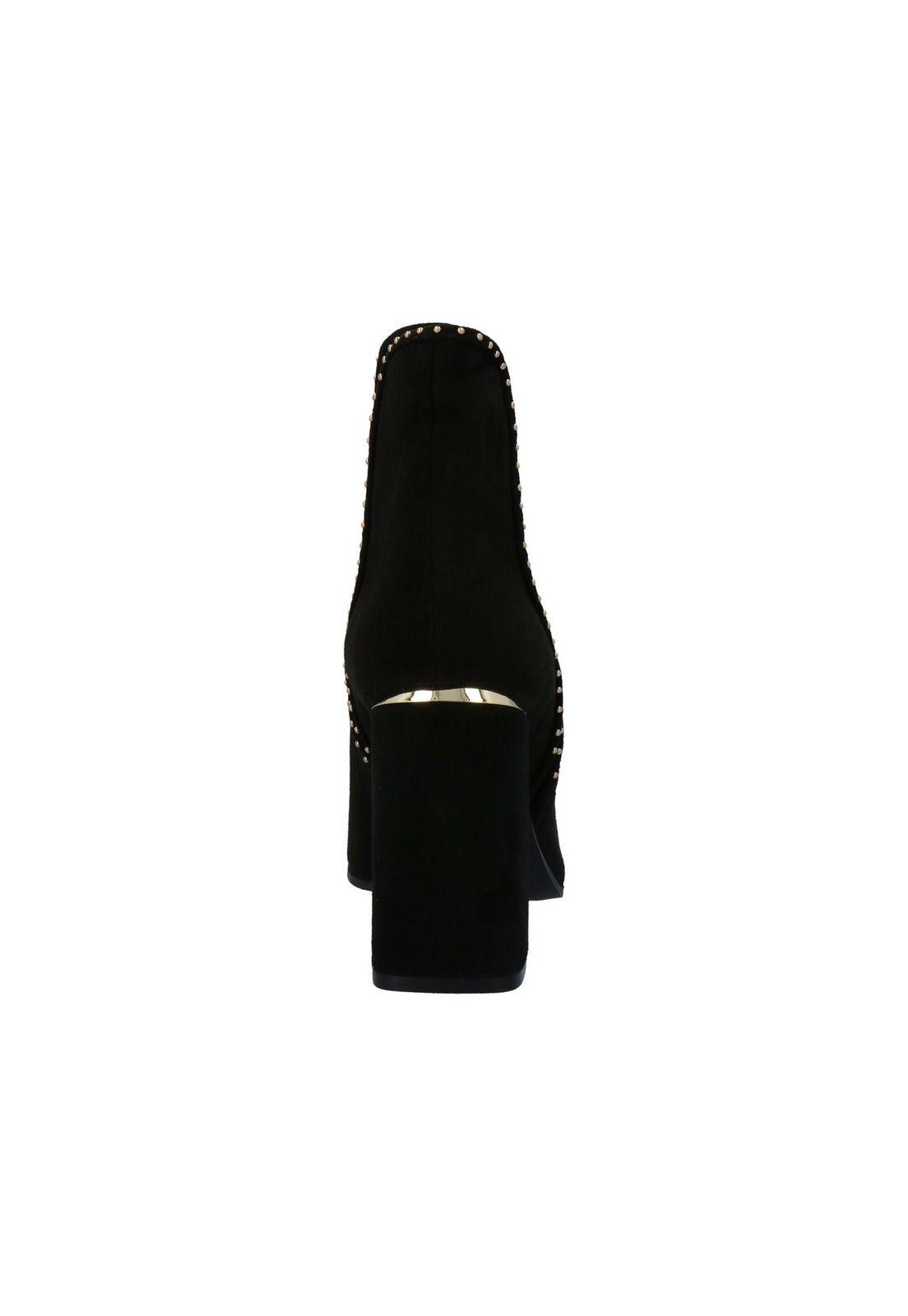 Botín Cuero Alcina Negro Mujer Pasqualini-4