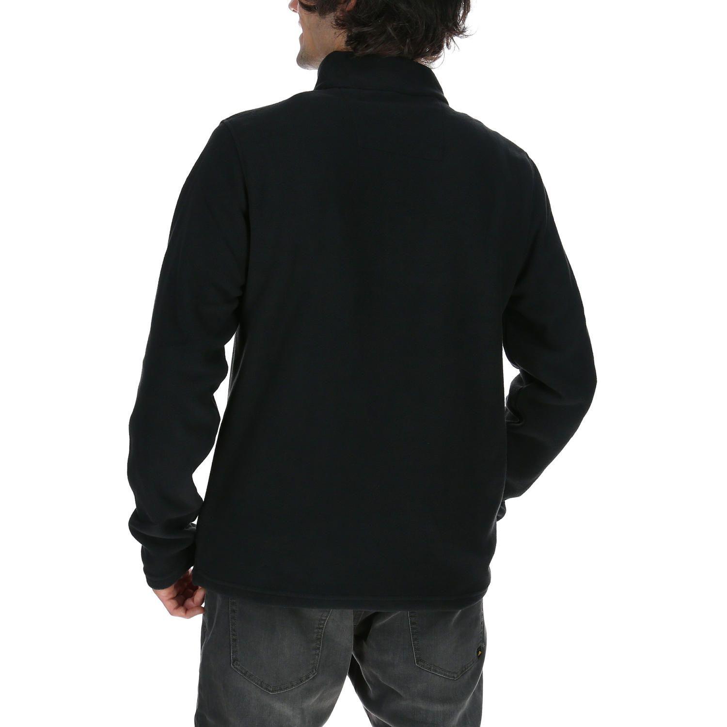 Polar Hombre Microfleece Qtr Zip Negro-2