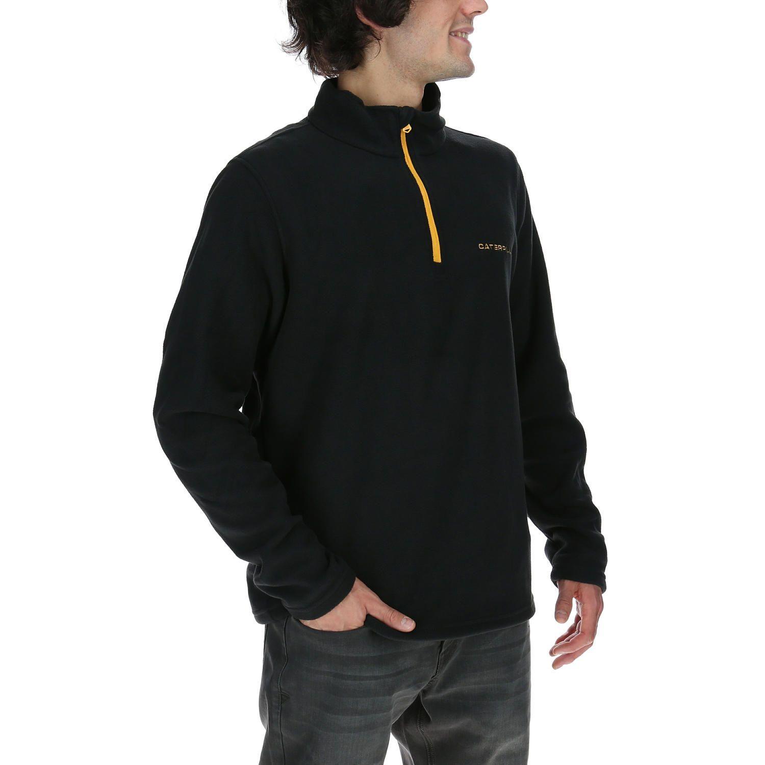 Polar Hombre Microfleece Qtr Zip Negro-3