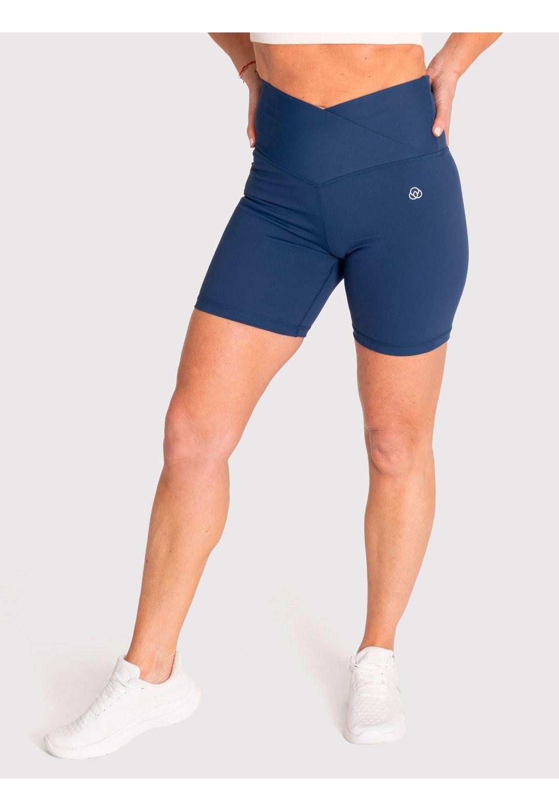 Calza Biker Mujer Sofi Azul -2