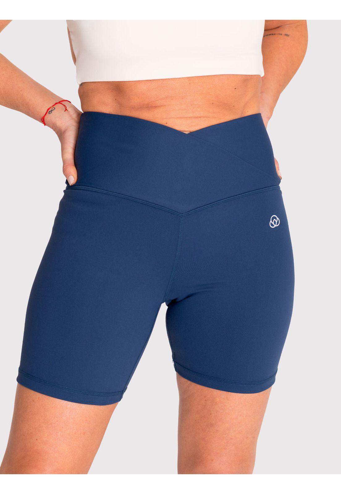 Calza Biker Mujer Sofi Azul -3