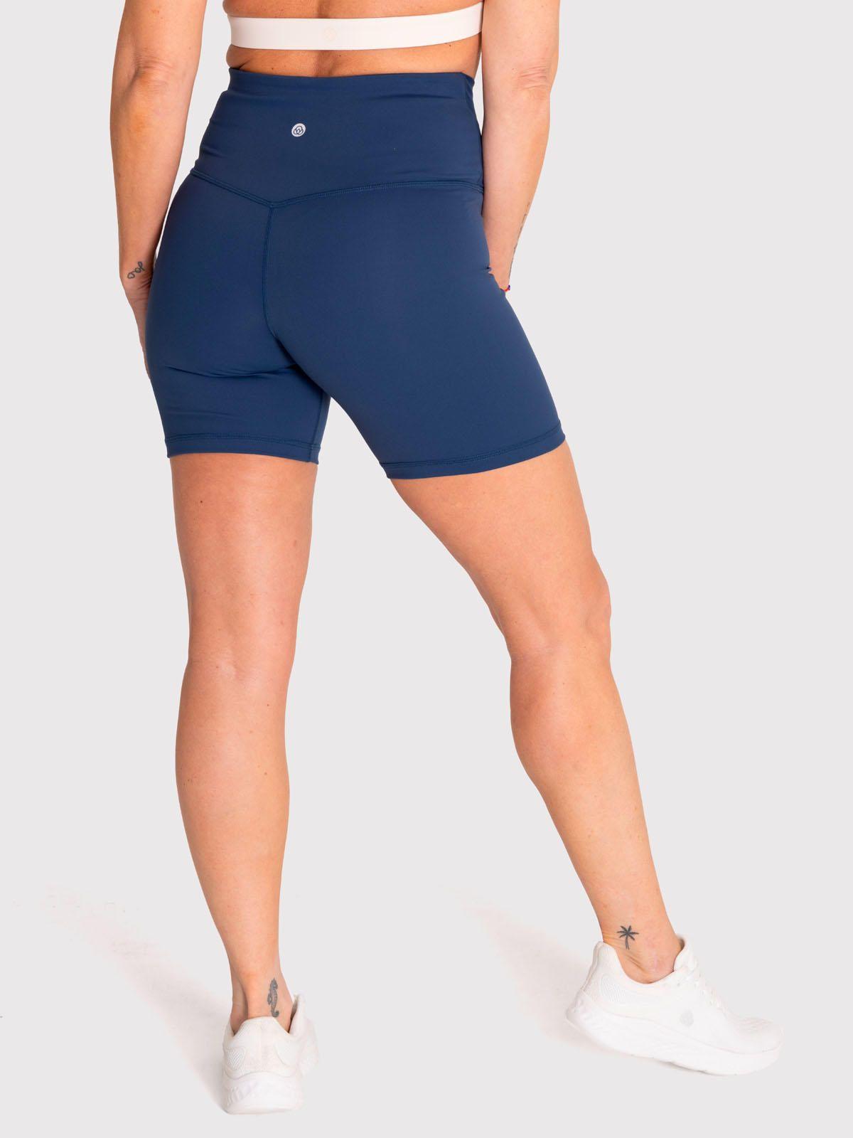 Calza Biker Mujer Sofi Azul -1