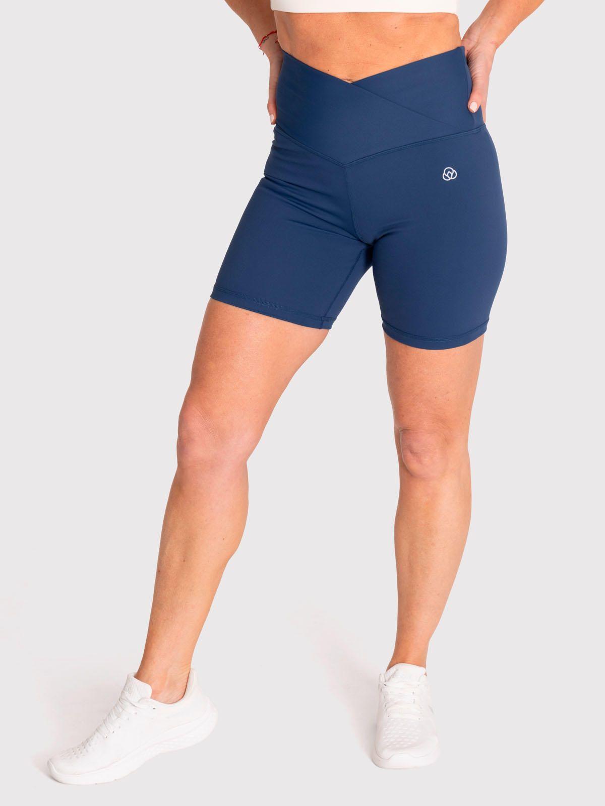 Calza Biker Mujer Sofi Azul -2