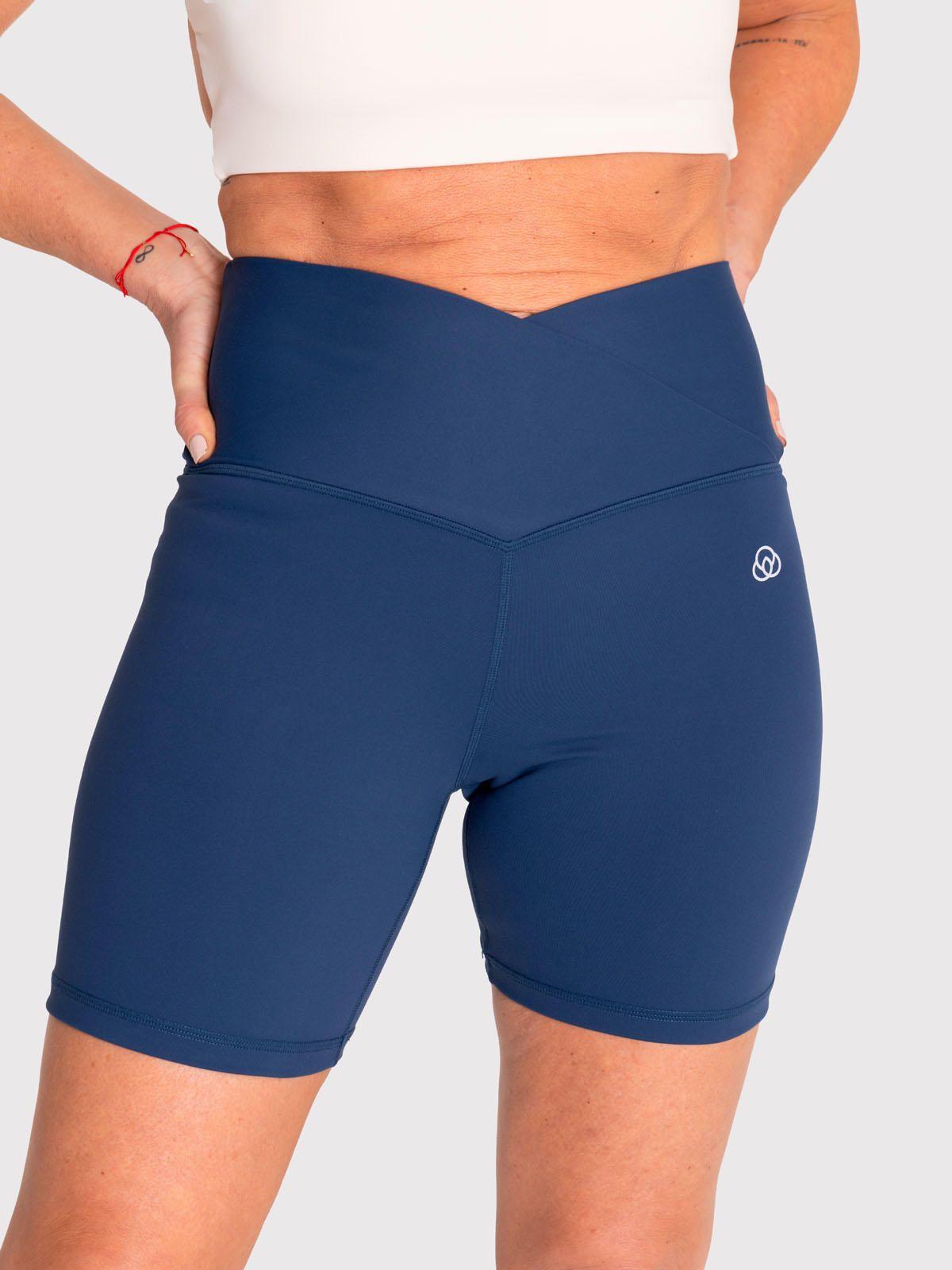 Calza Biker Mujer Sofi Azul -3