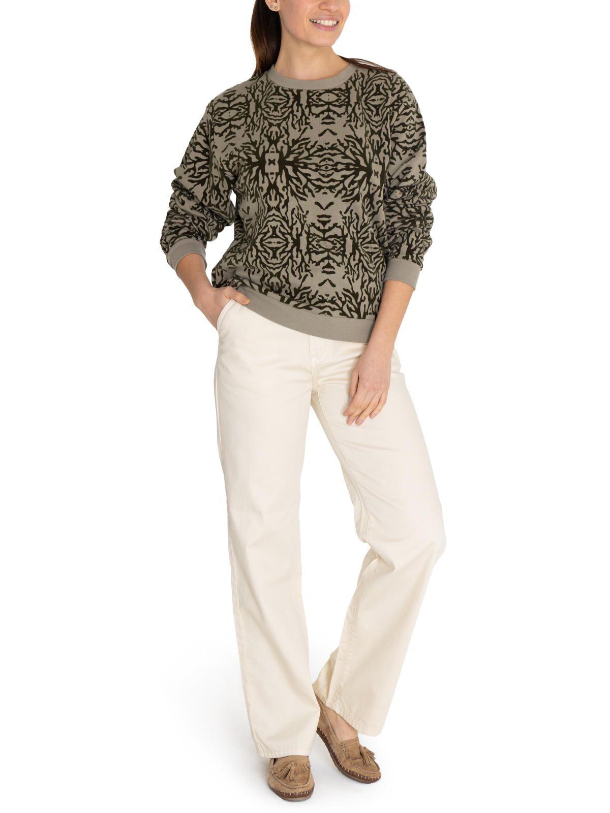 Polerón Algodón Orgánico Verde North Mujer -7