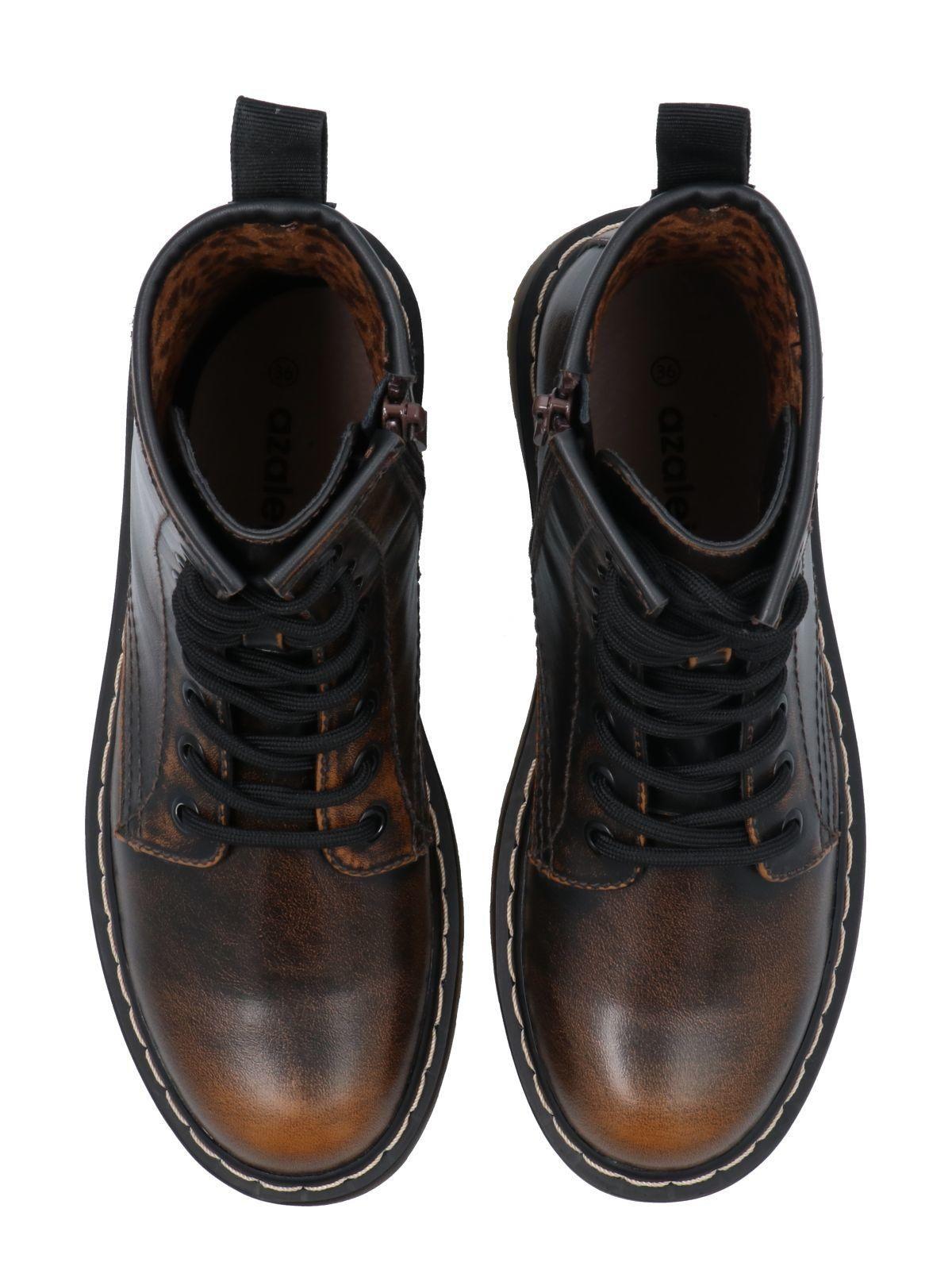 Botín Mujer Lina Chocolate-7