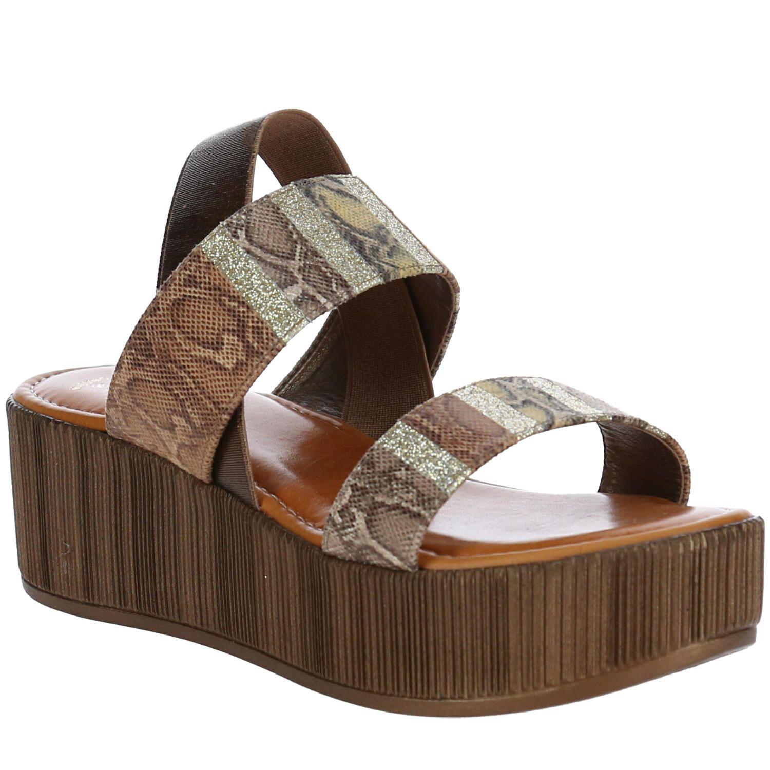 Sandalia Mujer Mandria Dorado-0