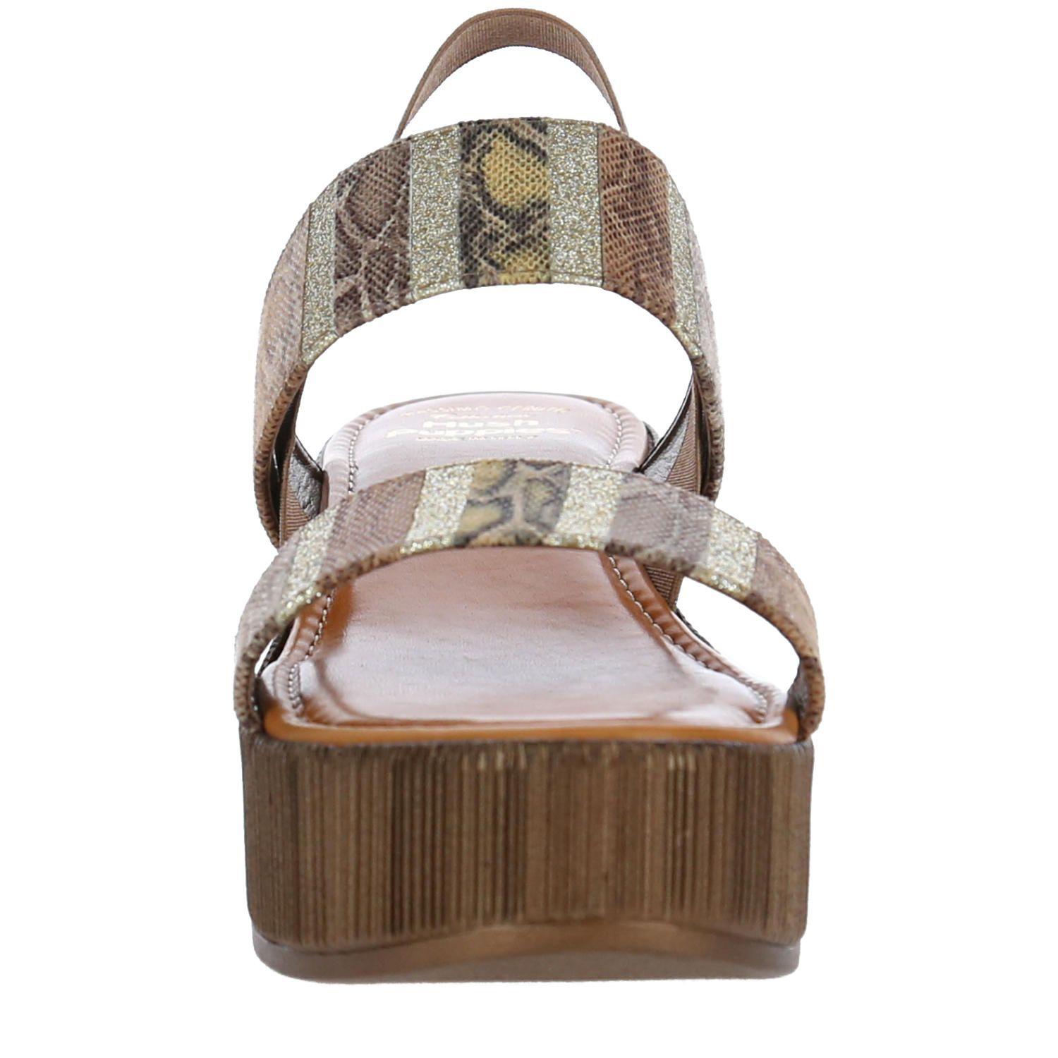 Sandalia Mujer Mandria Dorado-3