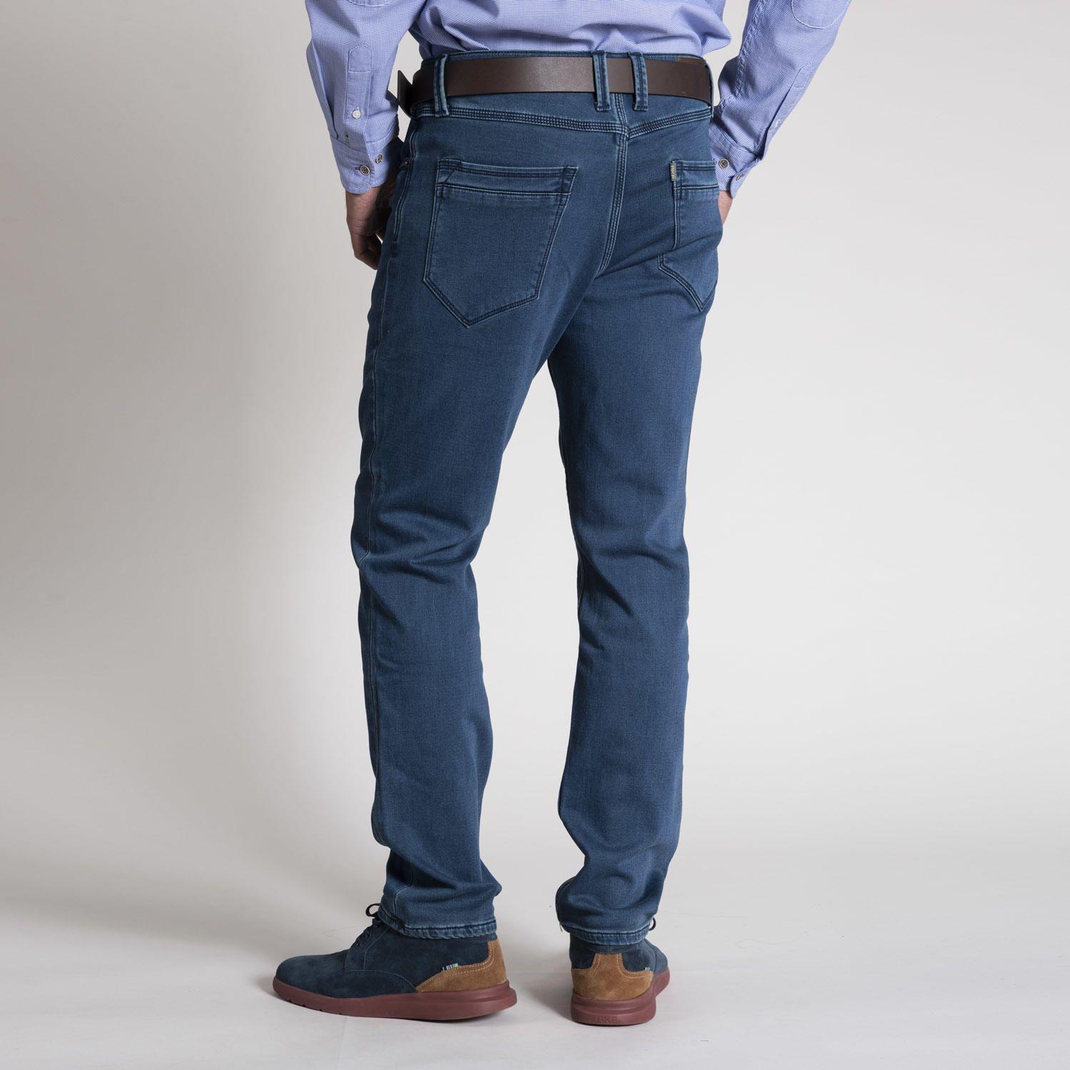 Jeans Masculino Jack Algodón Gris-2