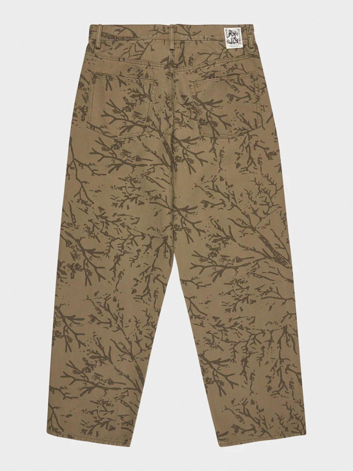 Pantalón Hombre Bigfoot big 5 canvas Café-1