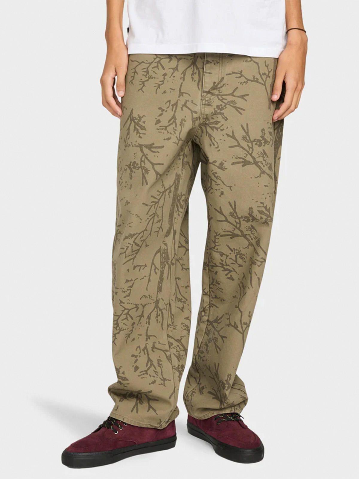 Pantalón Hombre Bigfoot big 5 canvas Café-3
