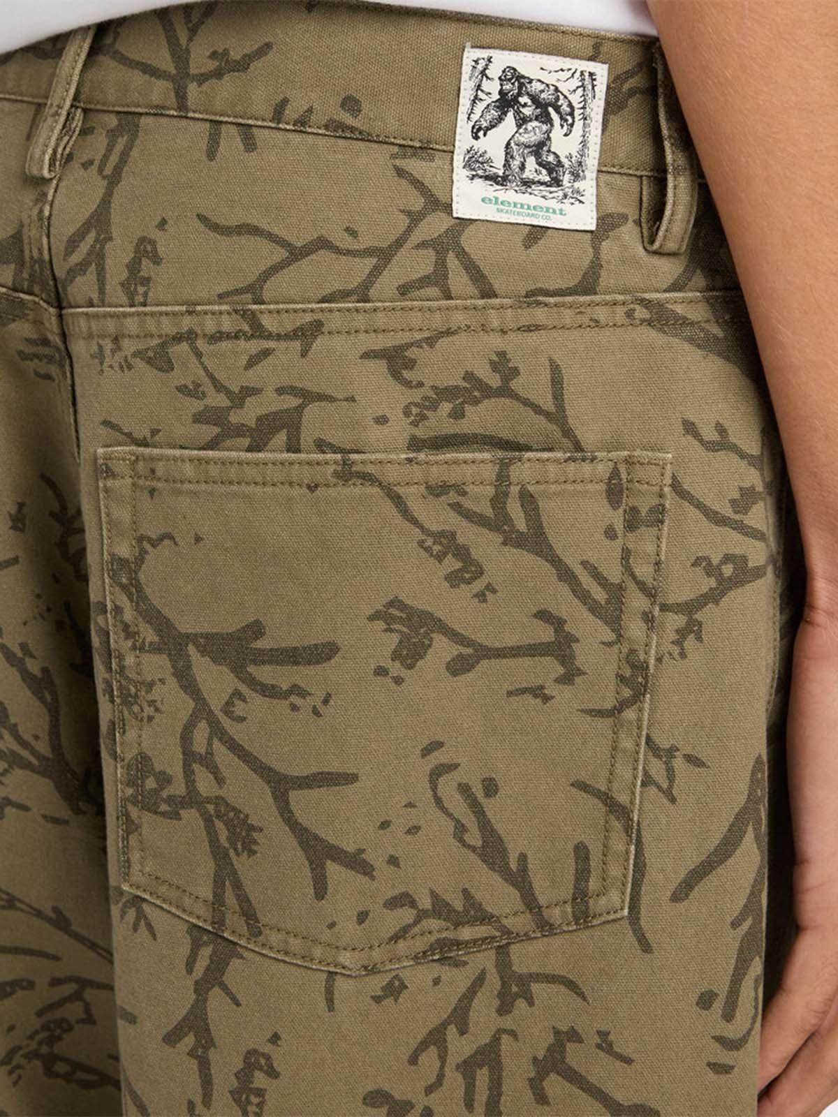 Pantalón Hombre Bigfoot big 5 canvas Café-7
