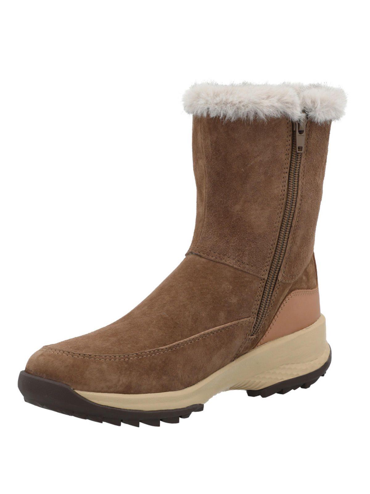 Botín Cuero Mujer Varja Camel-4