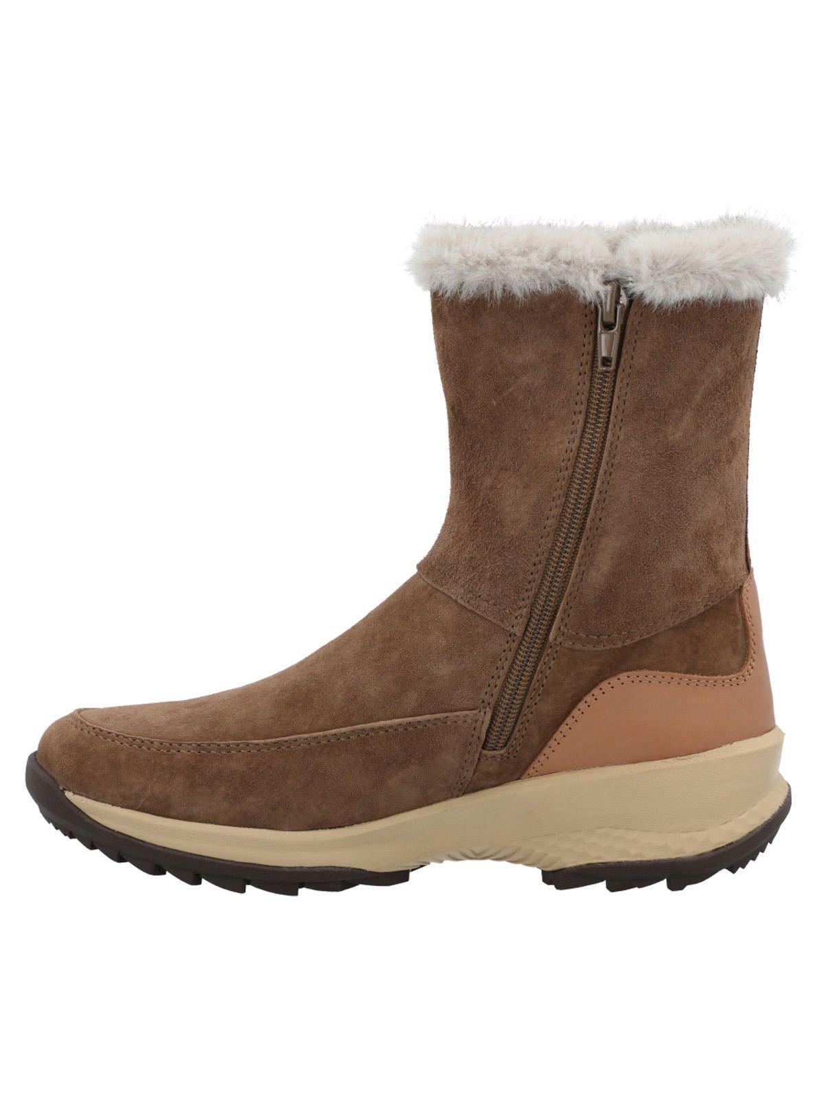 Botín Cuero Mujer Varja Camel-5