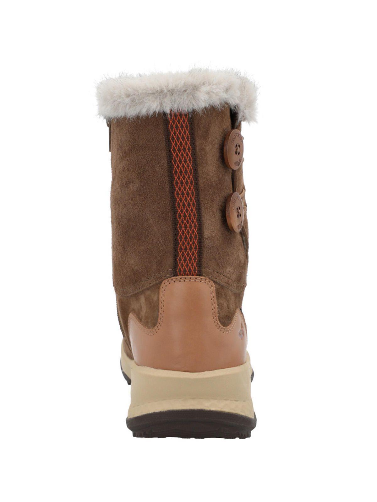 Botín Cuero Mujer Varja Camel-6