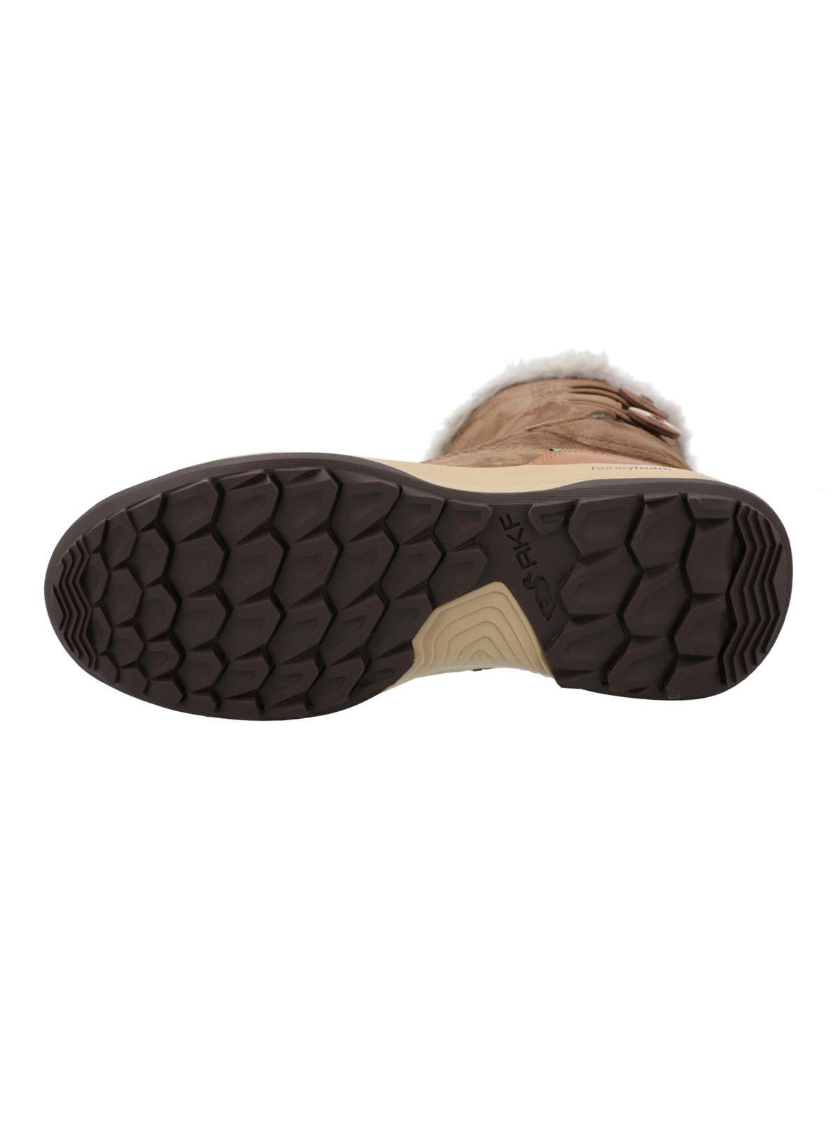 Botín Cuero Mujer Varja Camel-7