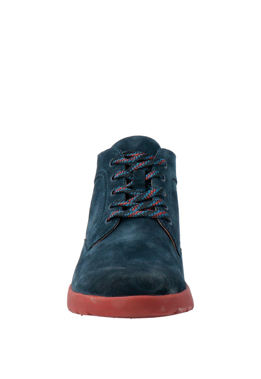 Zapatilla Hombre Molina Cuero Azul Marino-2