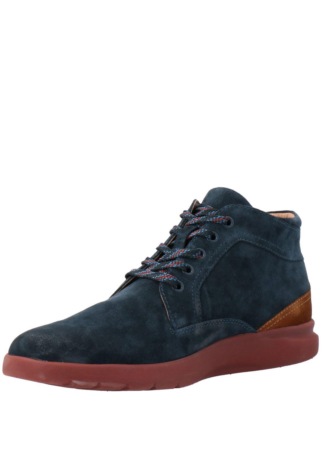 Zapatilla Hombre Molina Cuero Azul Marino-3