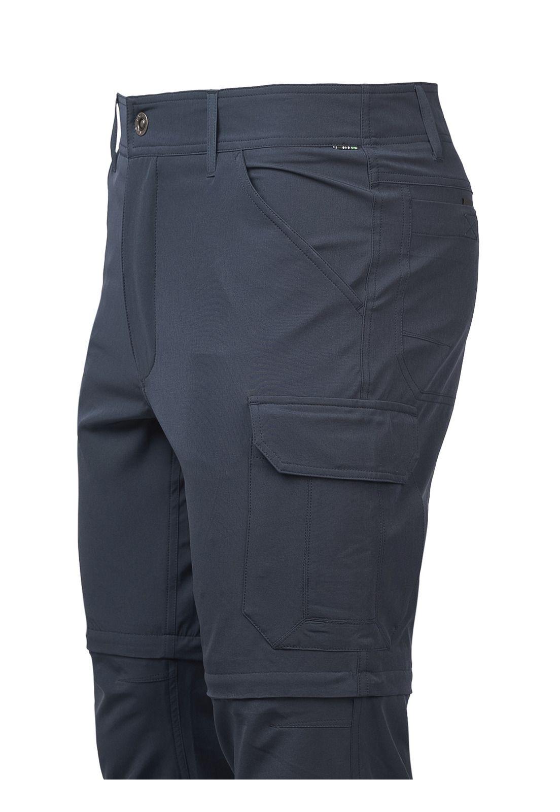 Pantalón Natural Flex Desmontable Azul Hombre-3