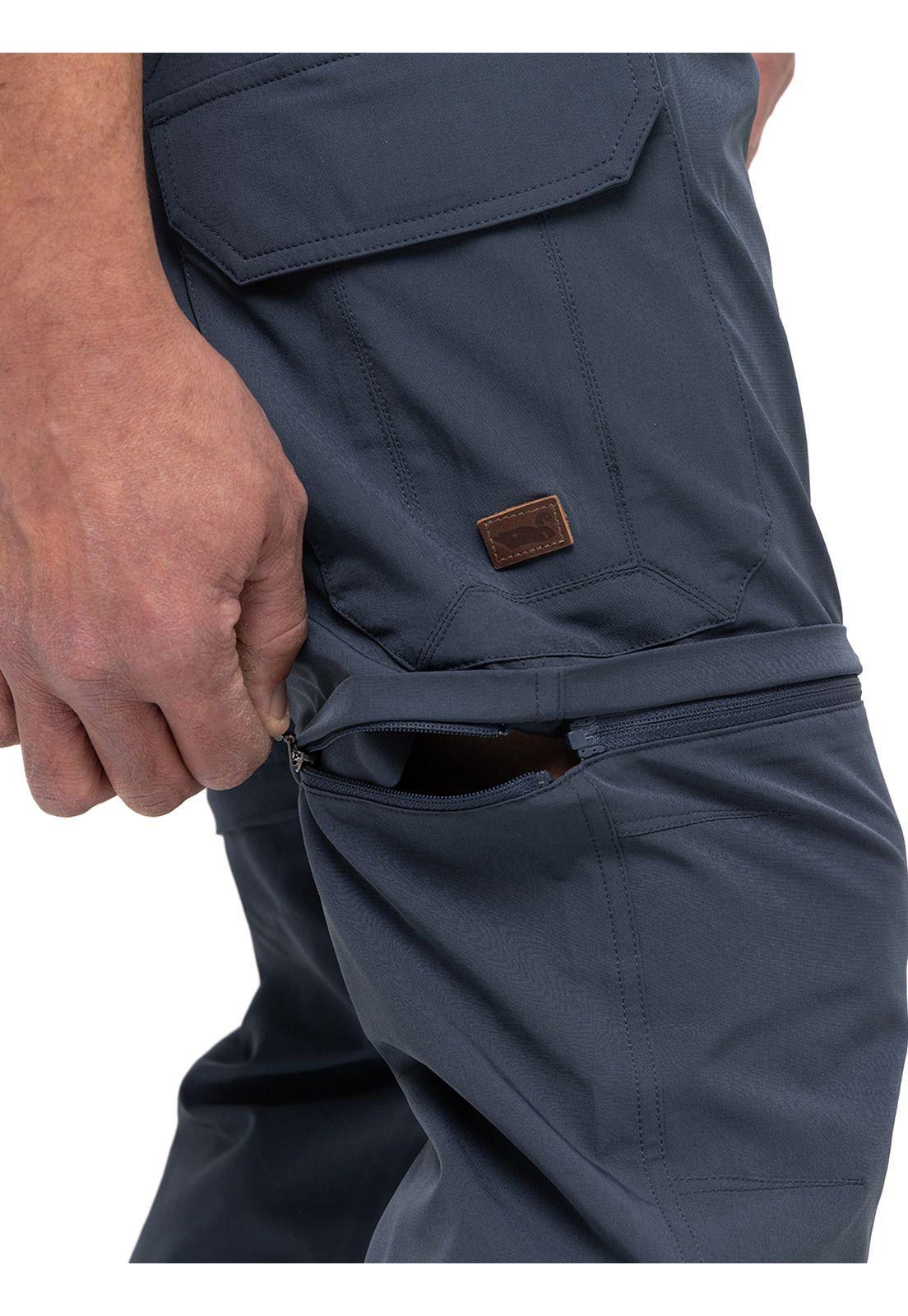 Pantalón Natural Flex Desmontable Azul Hombre-7