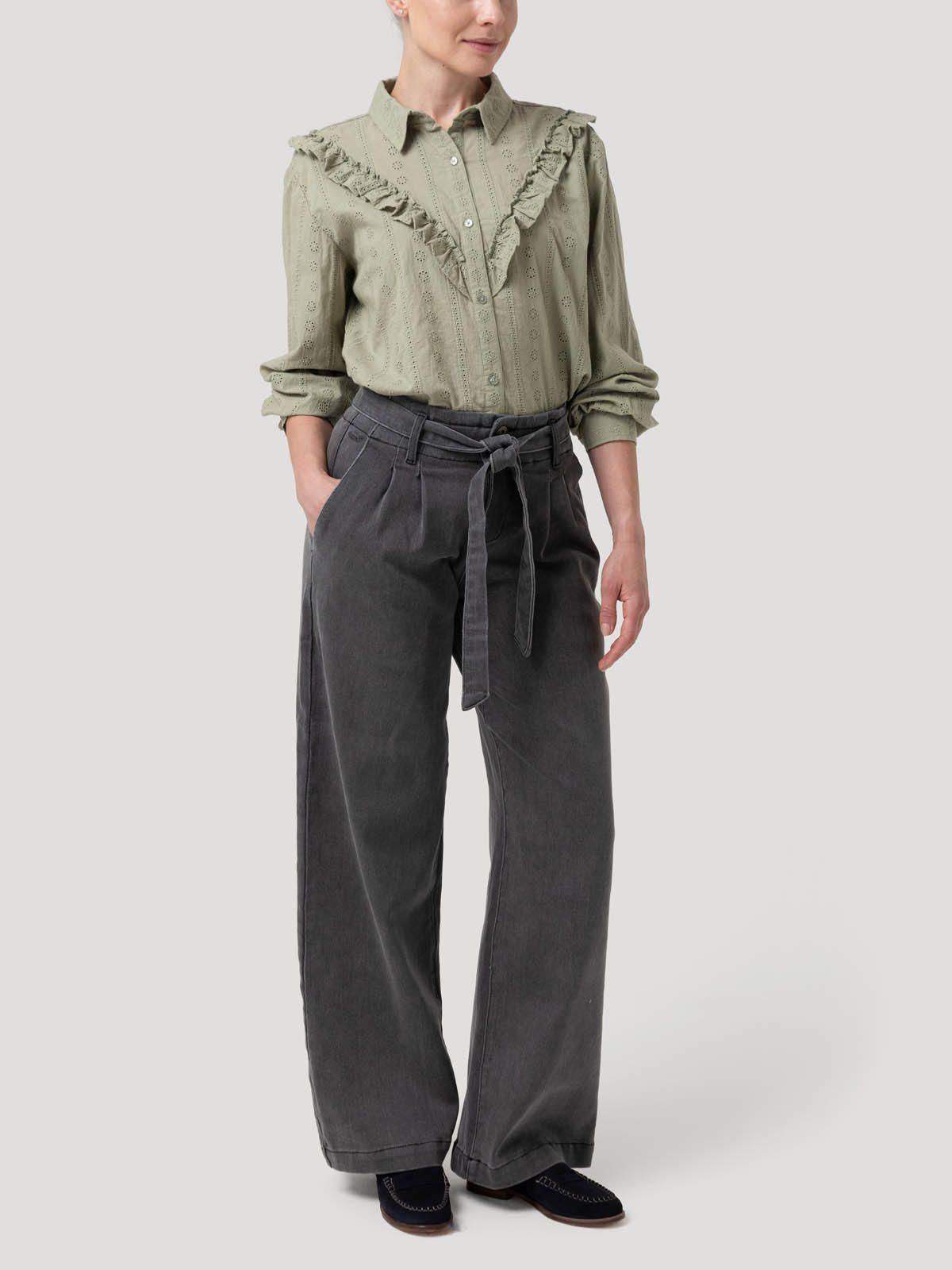 Jeans Algodón Mujer Durian Gris-8