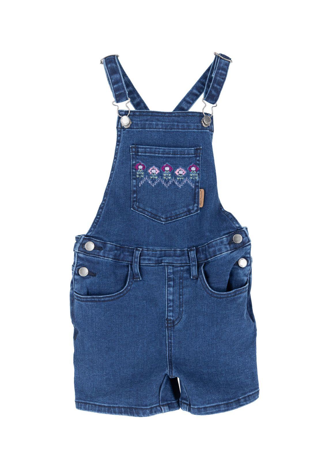Jardinera Niña Julieta Denim-0