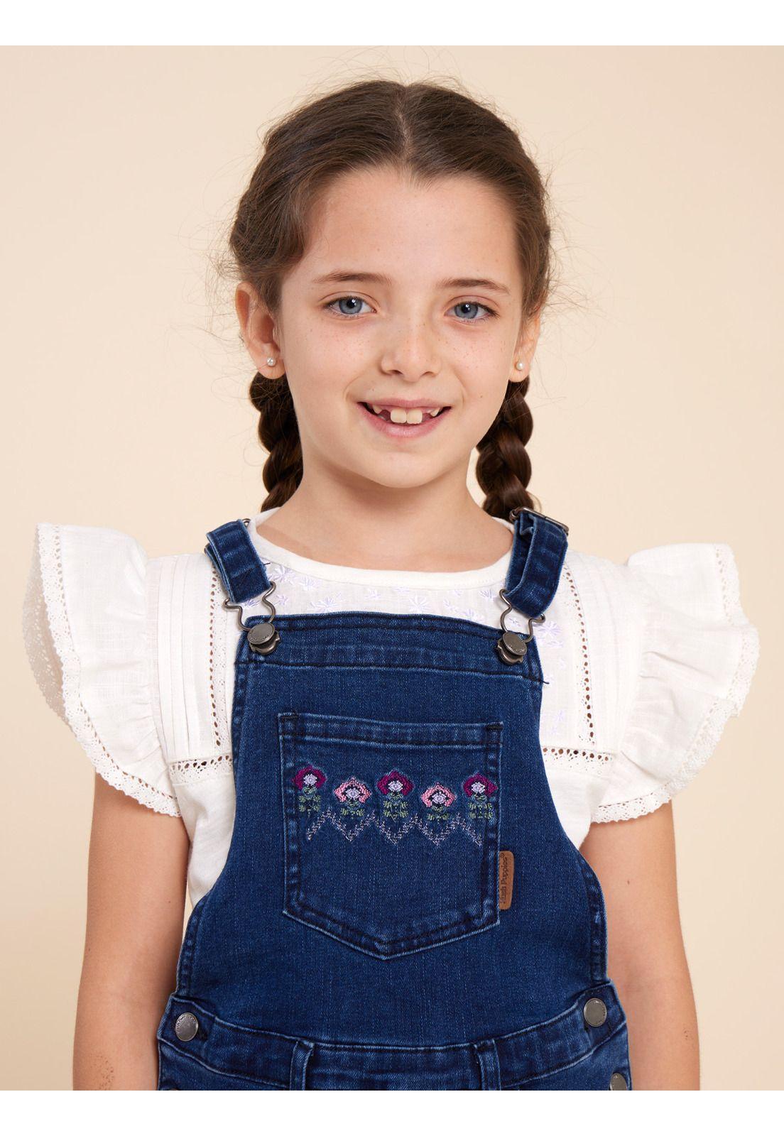 Jardinera Niña Julieta Denim-3