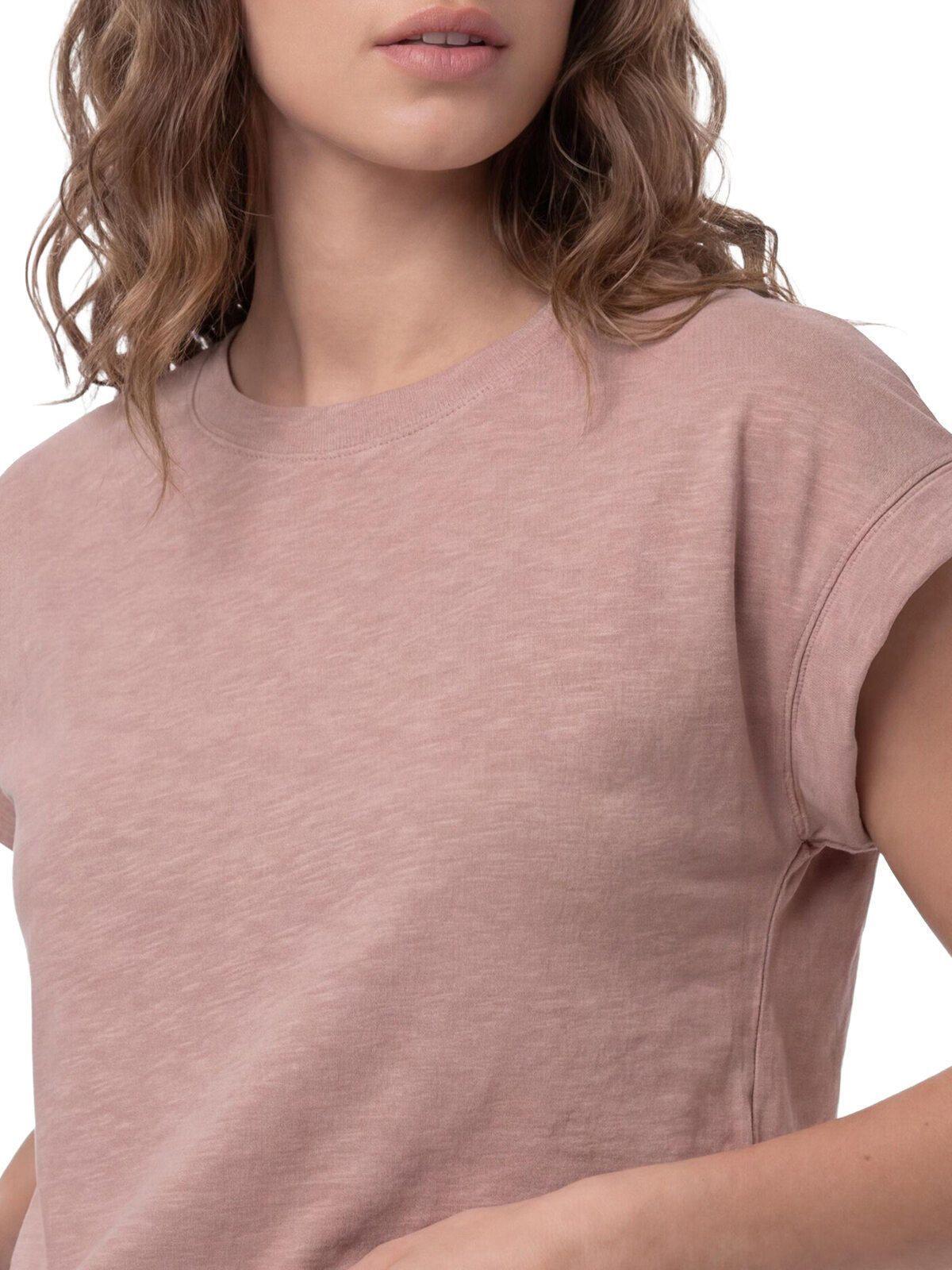 Polera Mujer Slub Knit Fashion Rosa Pálido-4