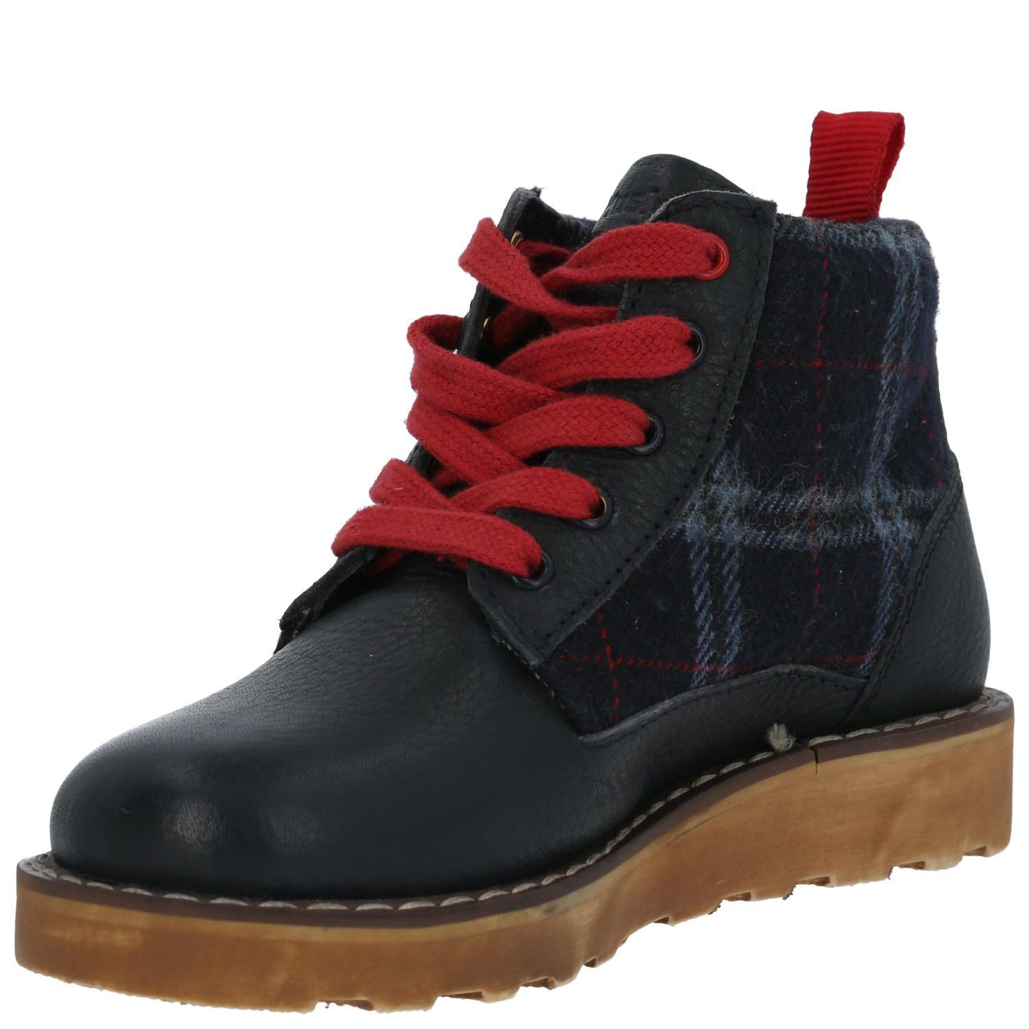 Botín Cuero Niño Fallbroke Café-4