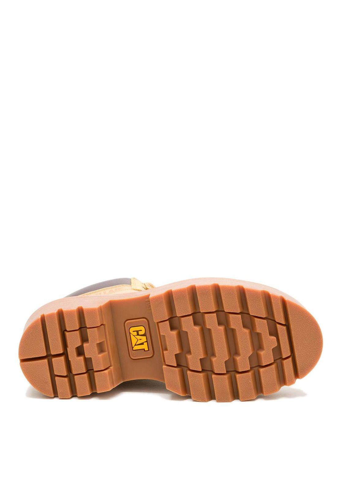 Botin Cuero Mujer Colorado Max 6 Zip Café Claro-7