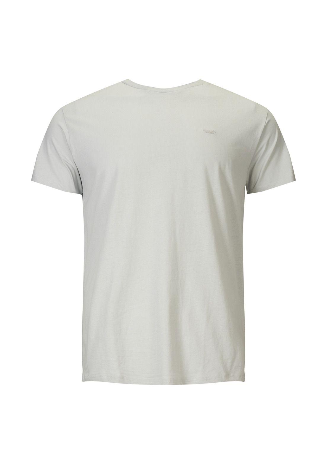 Polera Algodón Orgánico Hombre Organic Gris-0