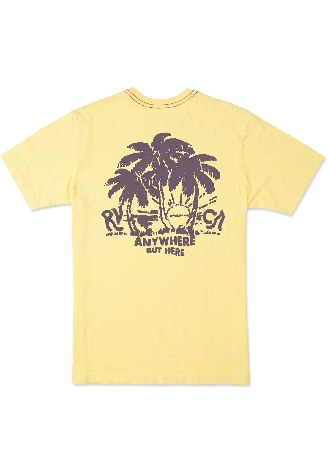 Polera M/C Masculino Anywhere Ss Amarillo-1