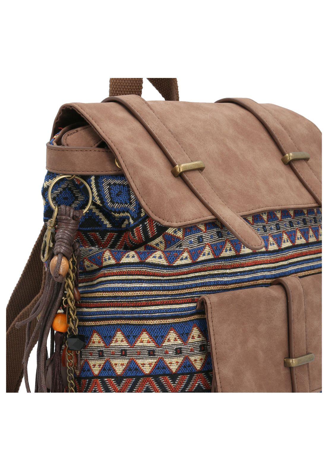 Mochila Mujer Caims Back Café-3