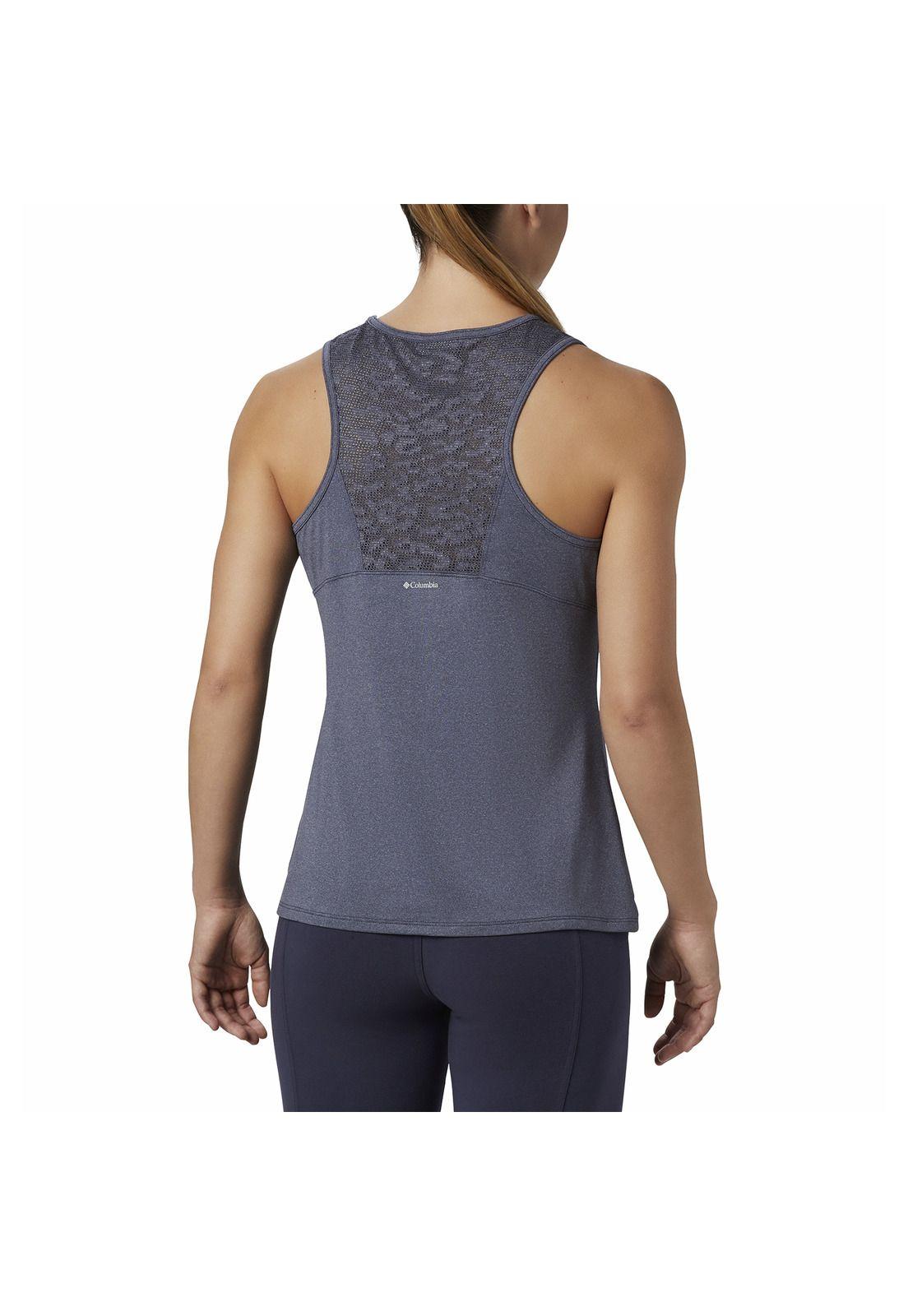 Polera Mujer Peak To Point Ii Tan Azul-1