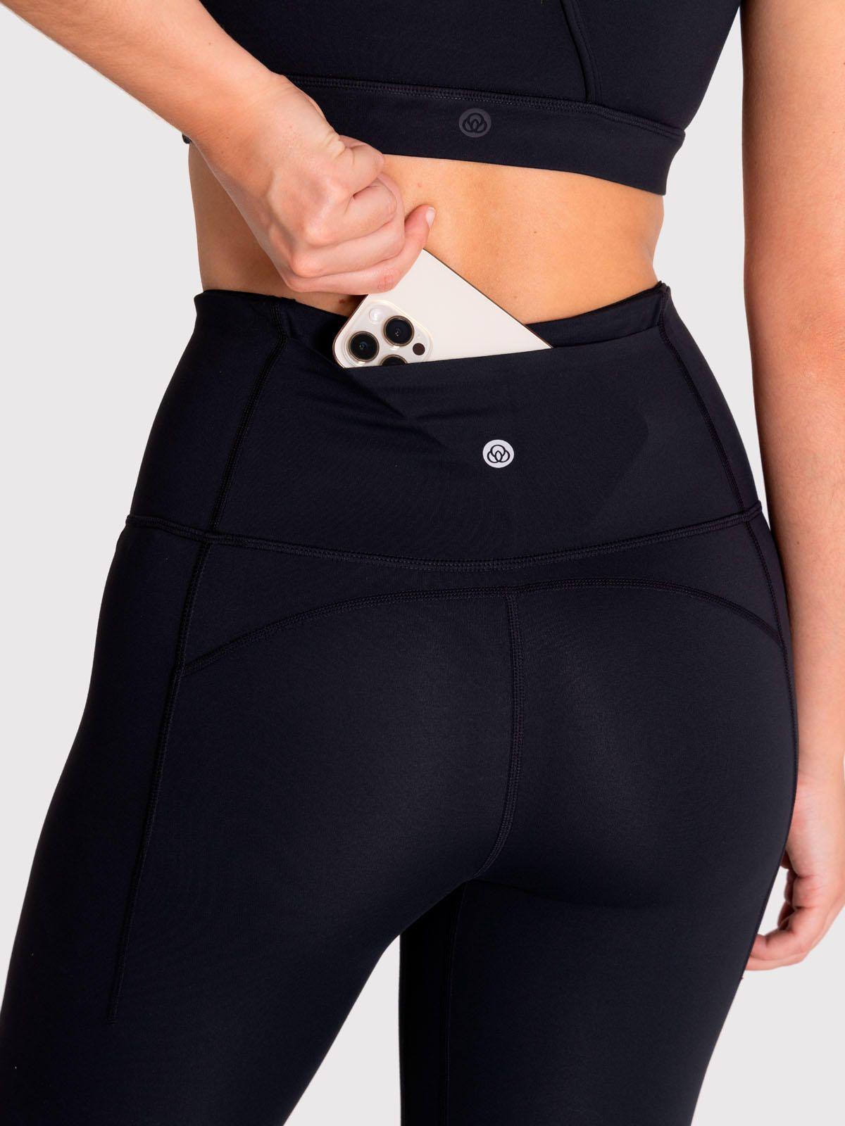 Calza 7/8 Mujer Ankle Irene Negra-3