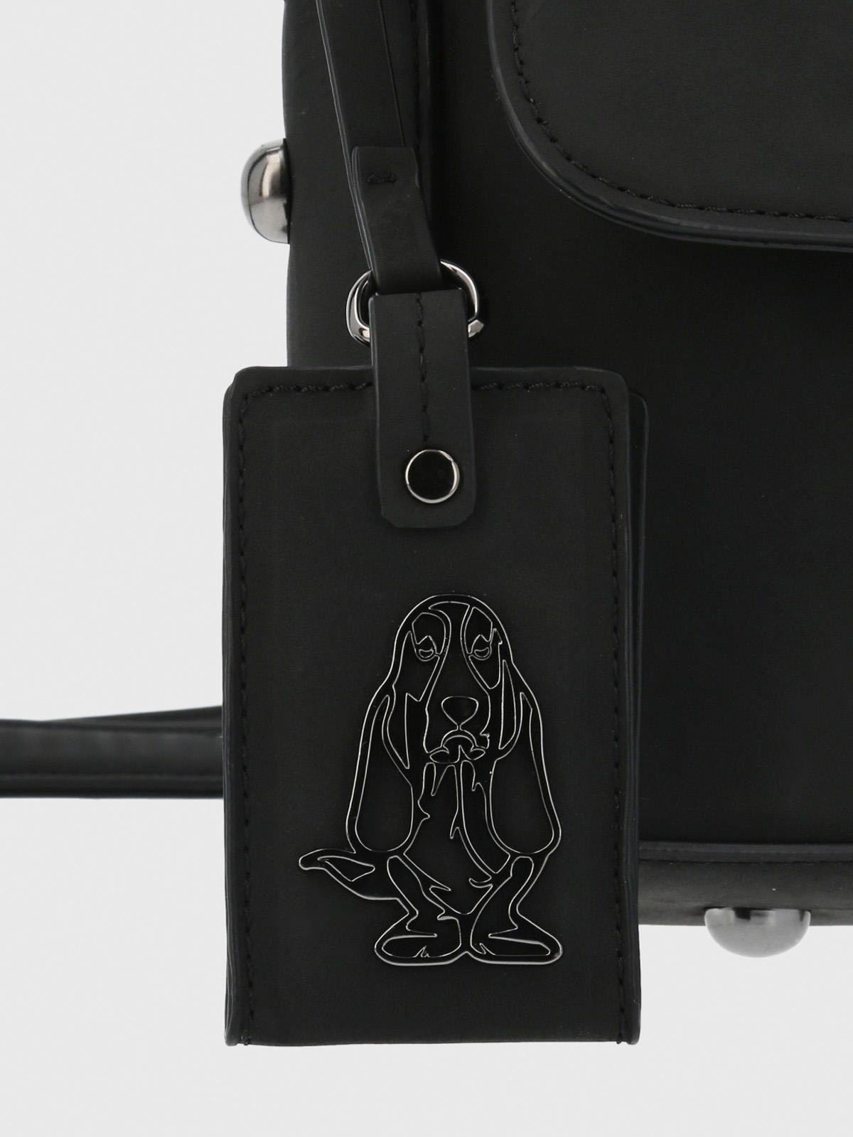 Cartera Ecocuero Mujer Talt Cross Negro-3